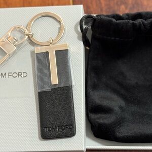 Tom Ford Black and Gold Key Holder